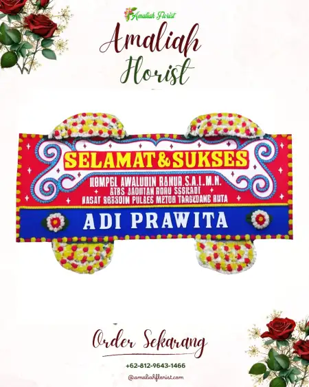 Papan Bunga Ucapan Selamat Brani